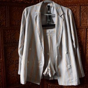 Blazer and short set